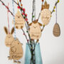 Personalised Wooden Easter Egg Decoration, thumbnail 2 of 2