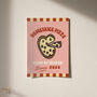 Homeslice Pizza Personalised Illustrated Pizza Print, thumbnail 4 of 6