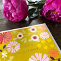 Gold Foiled Mustard Birthday Card, thumbnail 5 of 5