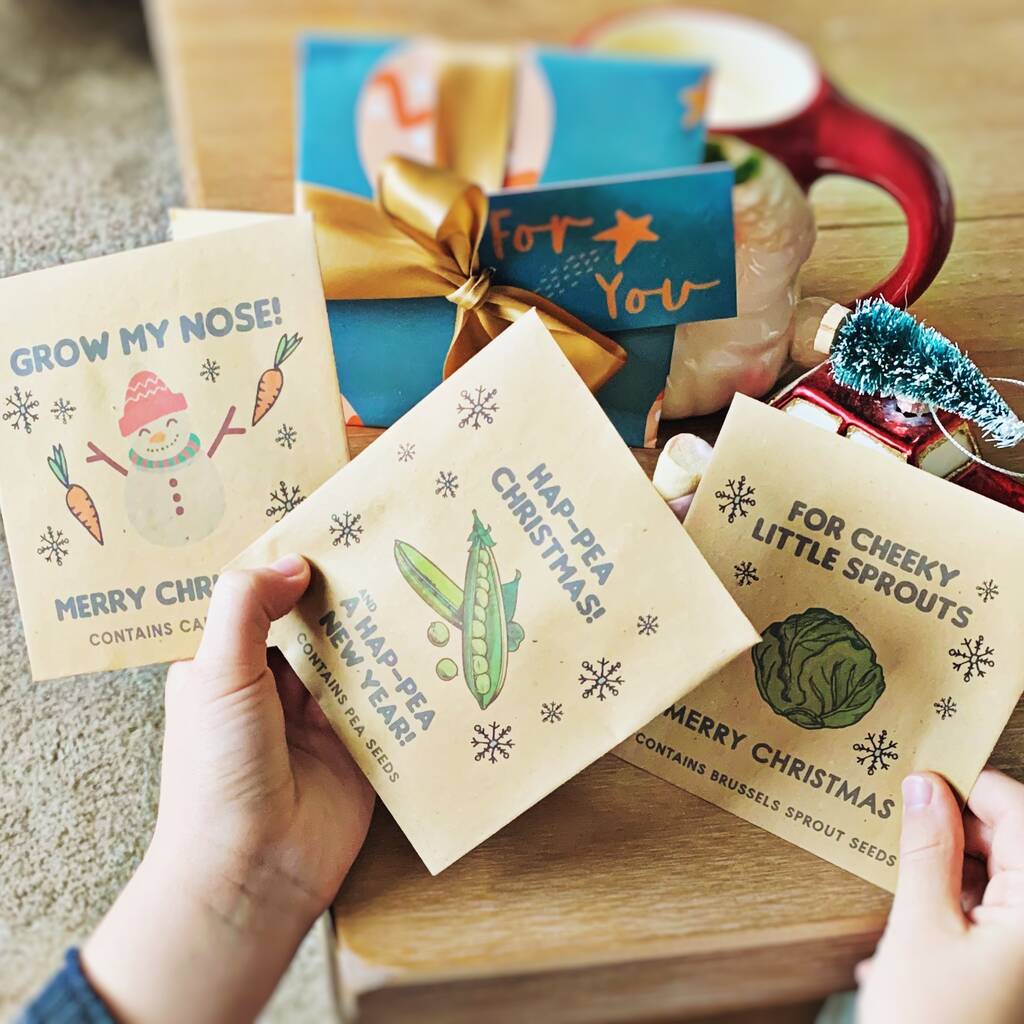 Vegetable Seed Packet Eco Gift Set By Summer Lane Studio