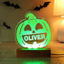 Personalised Halloween Pumpkin Light, thumbnail 8 of 10