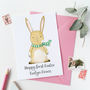 Personalised First Easter Baby Rabbit Card, thumbnail 1 of 1