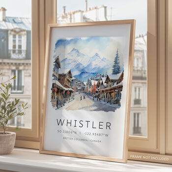 Canada Ski Print Of Whistler, 3 of 7