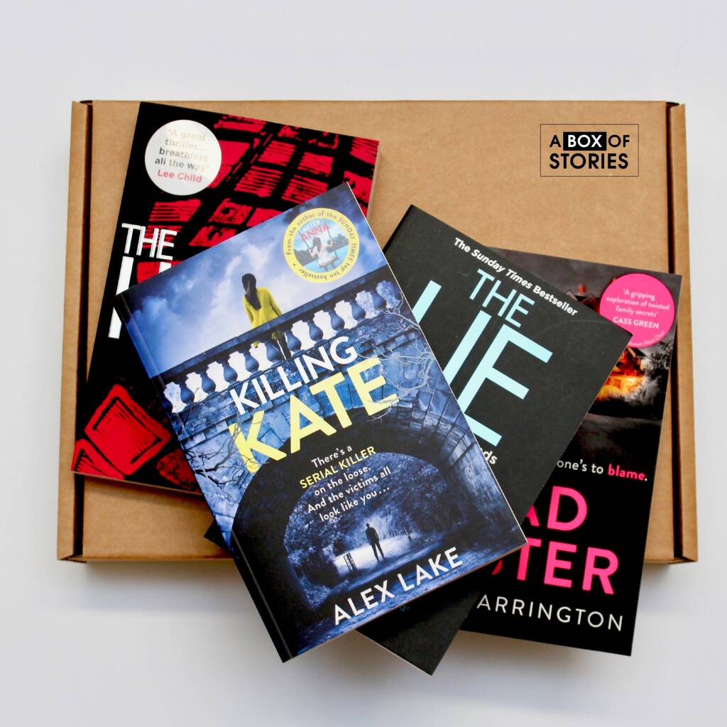 Four Surprise Crime And Thriller Books Mystery Box, 1 of 9