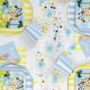 Sky Blue Cabana Stripe Party Cups X Eight, thumbnail 3 of 5