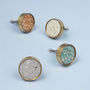 G Decor Colourful Pebble Rock Brass Pull Knobs, thumbnail 2 of 10