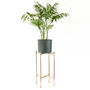 Handcrafted Plant Stand In Copper, thumbnail 2 of 4
