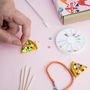 Pizza Themed Jewellery Craft Kit, thumbnail 4 of 6