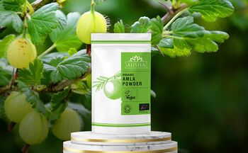 Ausha Organic Amla Powder 500g Vitamin C Immunity Hair Conditioner UK Certified Organic By Soil Association, 2 of 9
