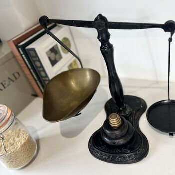 Vintage Salter Grocer's Balance Scales, 5 of 6