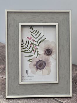 Isaac Jacobs Grey Photo Frame, Four X Six, 2 of 3