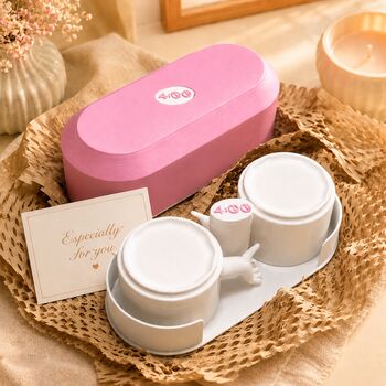 Heart Gesture Handmade Cup Set Of Two, 6 of 6
