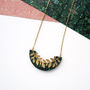 Delicate Gold Plated Leaf Necklace, thumbnail 1 of 3