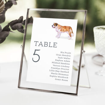 Wedding Seating Plan Cards Dogs, 2 of 10
