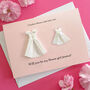 Will You Be My Flower Girl? Proposal Wedding Card, thumbnail 1 of 2