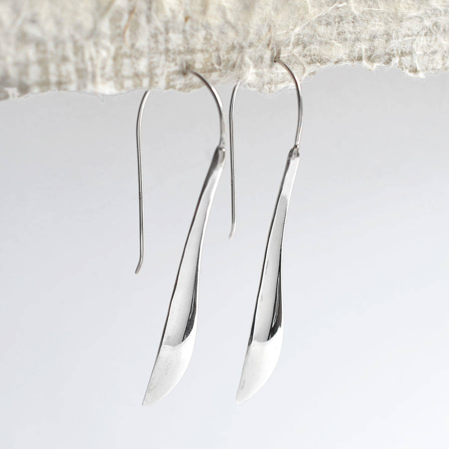 Sterling Silver Liquid Leaves Drop Earrings By Martha Jackson Sterling ...