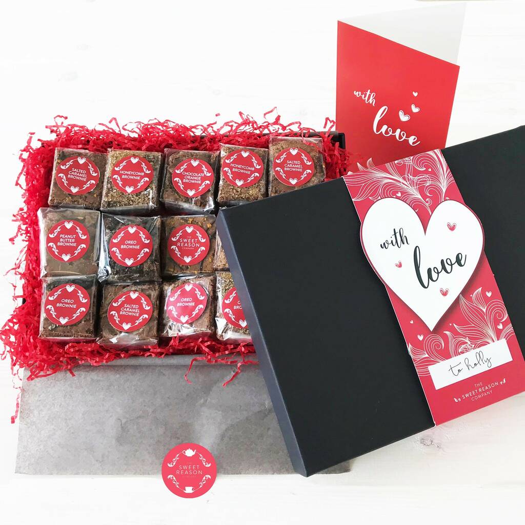'Love Bites' Vegan Indulgent Brownie Gift, 1 of 7