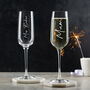 Personalised Engraved Champagne Flute Her 30th Birthday Gift, thumbnail 3 of 5