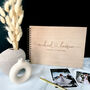 Personalised Wood Wedding Guest Book Alternative, thumbnail 4 of 9