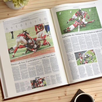 Atlanta Falcons Personalised Gift Newspaper Book, 10 of 10