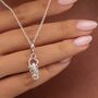 Scorpion Charm Necklace, Sterling Silver Or Gold Plated, thumbnail 1 of 11