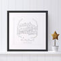 Personalised Wedding Venue Line Drawing, thumbnail 6 of 7