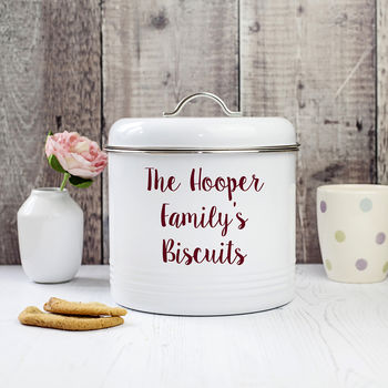 Personalised Biscuit Barrel, 2 of 6