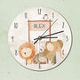 Zoo Themed Child Clock, thumbnail 1 of 5