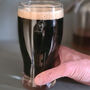 Personalised 60th Birthday Gift Balloon Pint Glass, thumbnail 3 of 10