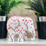Love Forever Hand Painted Elephant, thumbnail 1 of 12