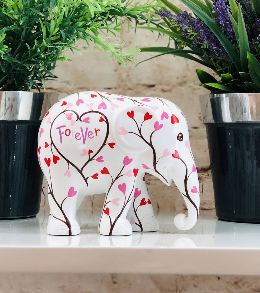 Love Forever Hand Painted Elephant, 1 of 12