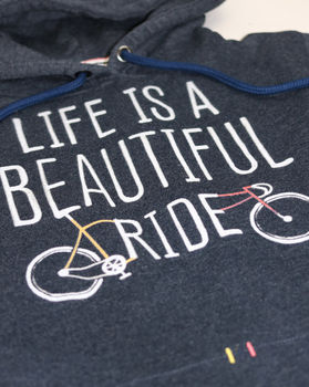 'Life Is A Beautiful Ride' Graphic Hoodie, 4 of 4