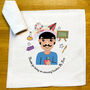 Thank You Teacher Personalised Handkerchief Pair Gift For Male Teacher, thumbnail 1 of 5