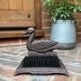 Puddlefoot The Duck Cast Iron Boot Brush, thumbnail 1 of 5