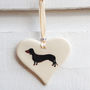 Smooth Haired Dachshund Hanging Heart, thumbnail 6 of 7