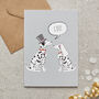 Dalmatian Wedding / Engagement / Anniversary Card, thumbnail 1 of 2