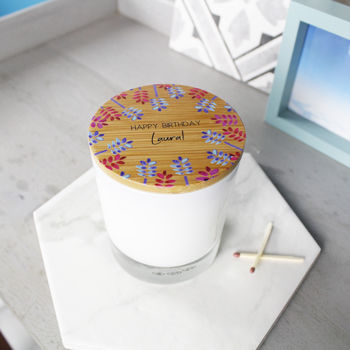 Birthday Luxury Scented Candle With Personalised Lid, 3 of 4