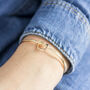 Gold Plated Friendship Knot Bangle, thumbnail 4 of 11