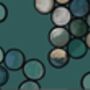 Ombré Circles Wallpaper Turquoise, thumbnail 6 of 7
