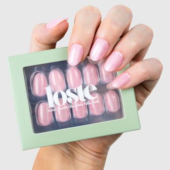 Loste Reusable Press On Nails Gift Set, Perfect Stocking Filler: Ballerina, 2 of 5