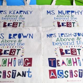 Personalised Teaching Assistant Bag, 11 of 12