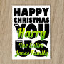 Personalised Names Christmas Card For Family, thumbnail 8 of 8