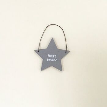 'Best Friend' Hand Painted Wooden Sign, 5 of 5