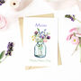 Personalised Pot Of Flowers Mother's Day Card, thumbnail 1 of 2