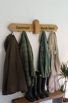 Personalised Oak Coat Rack, 3 of 12