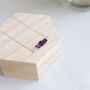 Sterling Silver Amethyst Birthstone Necklace, thumbnail 5 of 7