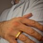 Gold Colour Personalised Signet Ring, thumbnail 4 of 7