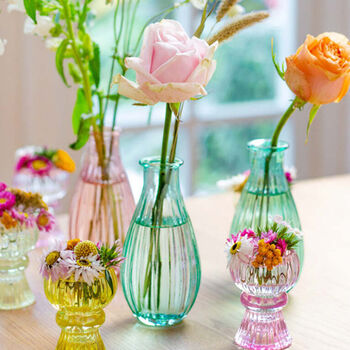 Boho Delicate Glass Bud Vases, 5 of 5