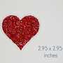 Red Butterfly Heart Fridge Magnet, thumbnail 2 of 6