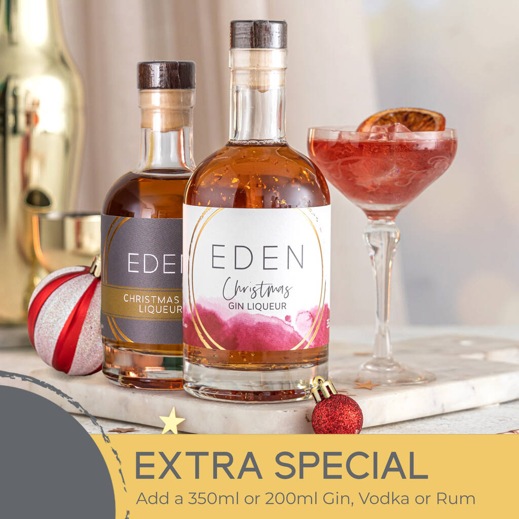 Luxury Christmas Food And Drink Hamper, Personalised By EDEN TREAT